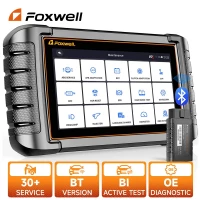 FOXWELL NT809BT OBD2 Bluetooth Automotive Scanner All System BiDirectional Scan Tool 30+ Reset OBD2 Code Reader Diagnostic Tool